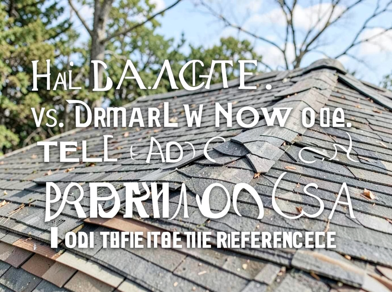 Hail Damage vs. Normal Wear: How to Tell the Difference
